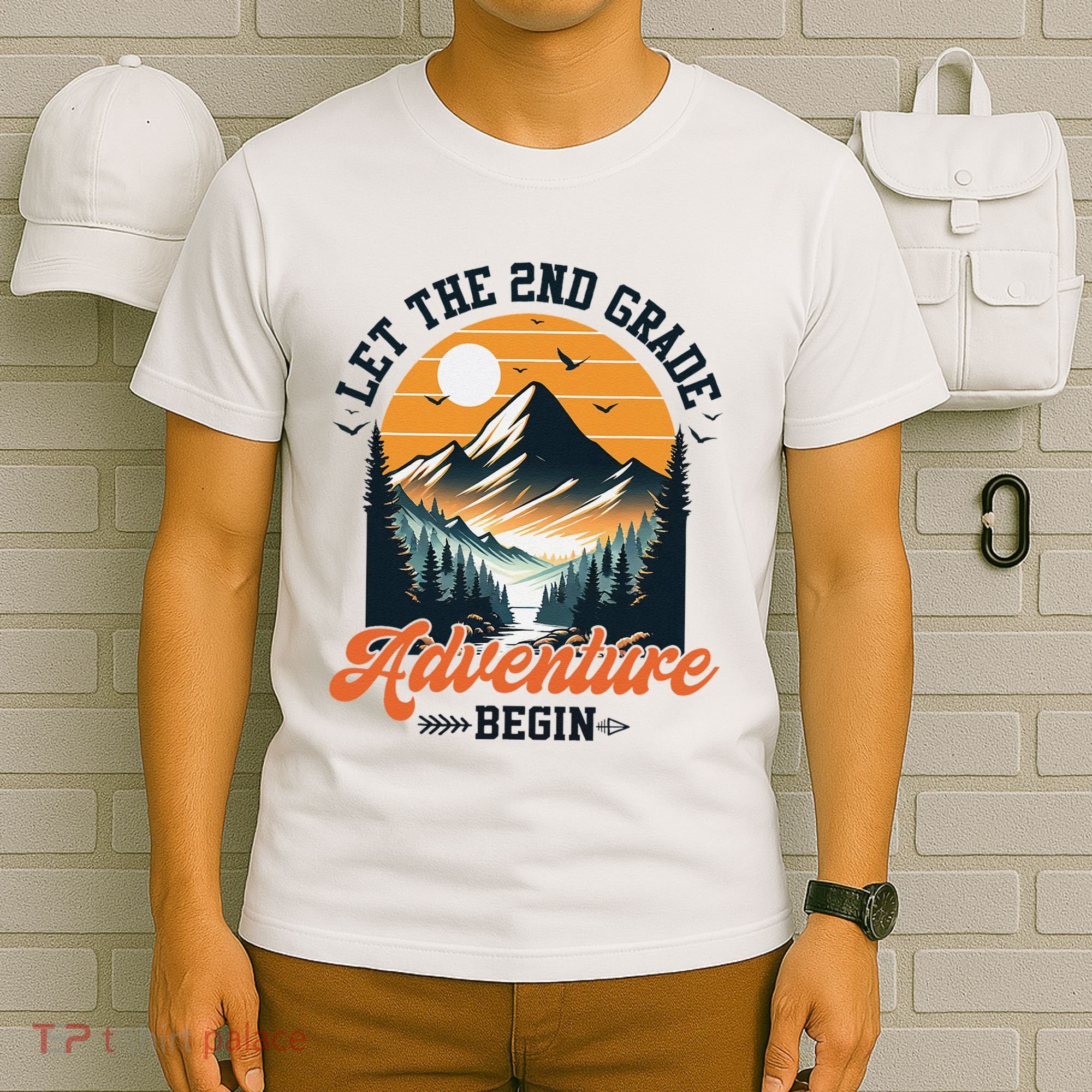 Let The 2nd Grade Adventure Begin Back To School Teacher T-Shirt