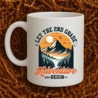 Let The 2nd Grade Adventure Begin Back To School Teacher Coffee Mug thumb 2