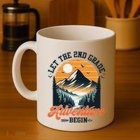 Let The 2nd Grade Adventure Begin Back To School Teacher Coffee Mug thumb 4