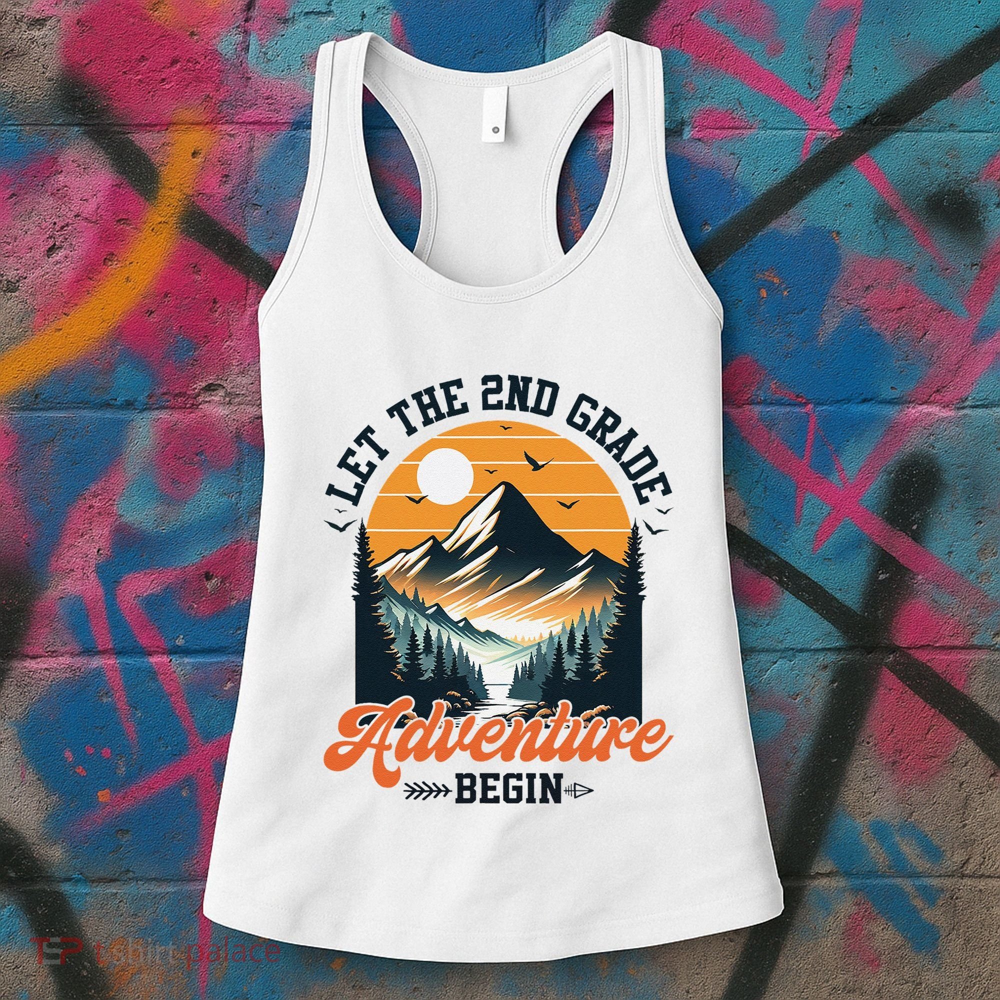 Let The 2nd Grade Adventure Begin Back To School Teacher Women's Tank Top