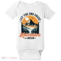 Let The 2nd Grade Adventure Begin Back To School Teacher Baby Bodysuit thumb 0