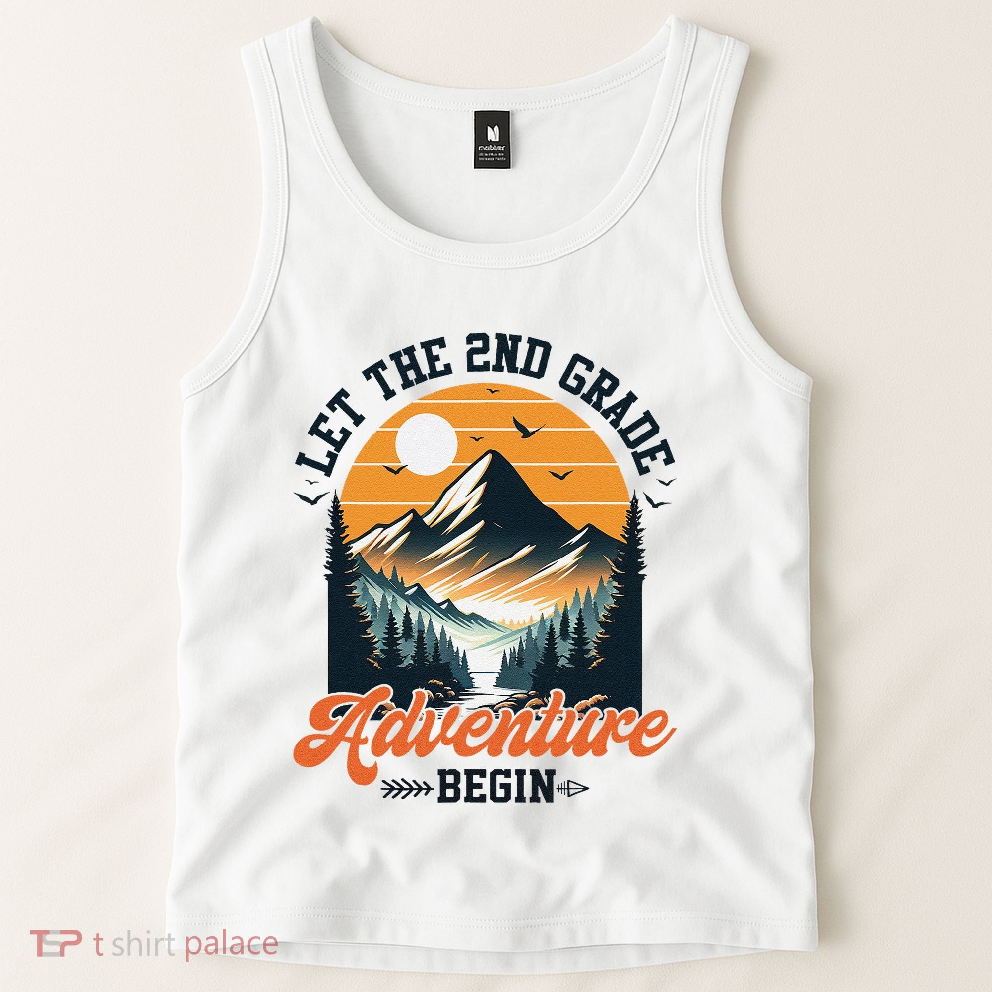 Let The 2nd Grade Adventure Begin Back To School Teacher Tank Top