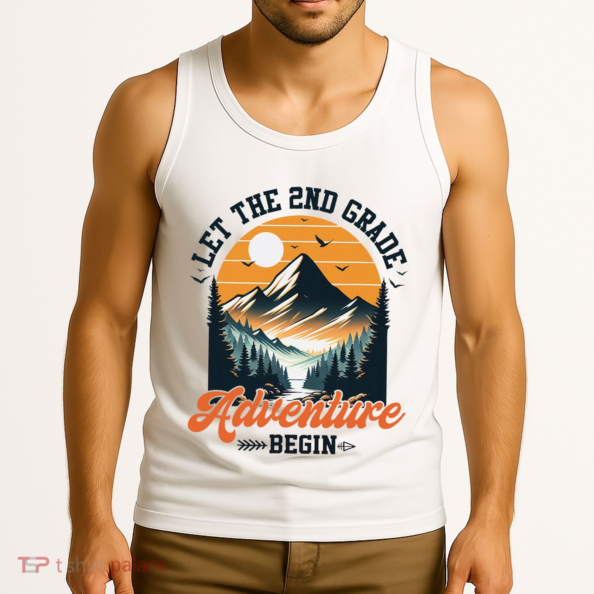 Let The 2nd Grade Adventure Begin Back To School Teacher Tank Top