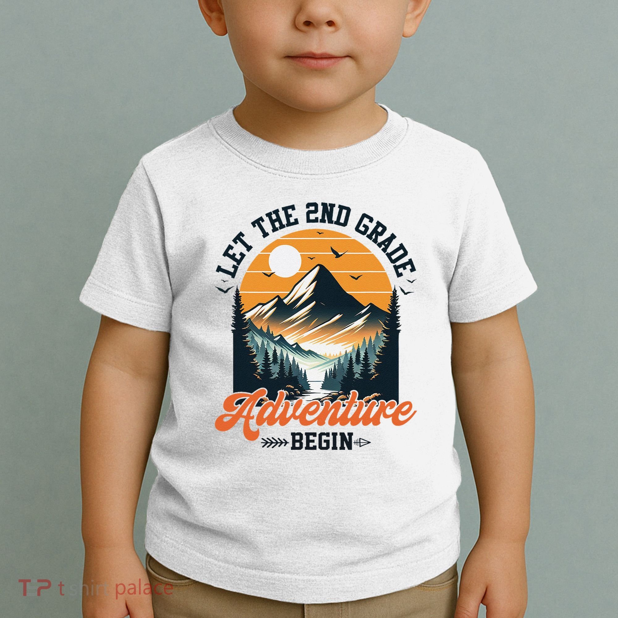 Let The 2nd Grade Adventure Begin Back To School Teacher Toddler T-Shirt