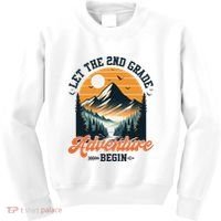 Let The 2nd Grade Adventure Begin Back To School Teacher Kids Sweatshirt thumb 0