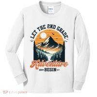 Let The 2nd Grade Adventure Begin Back To School Teacher Kids Long Sleeve Shirt thumb 0