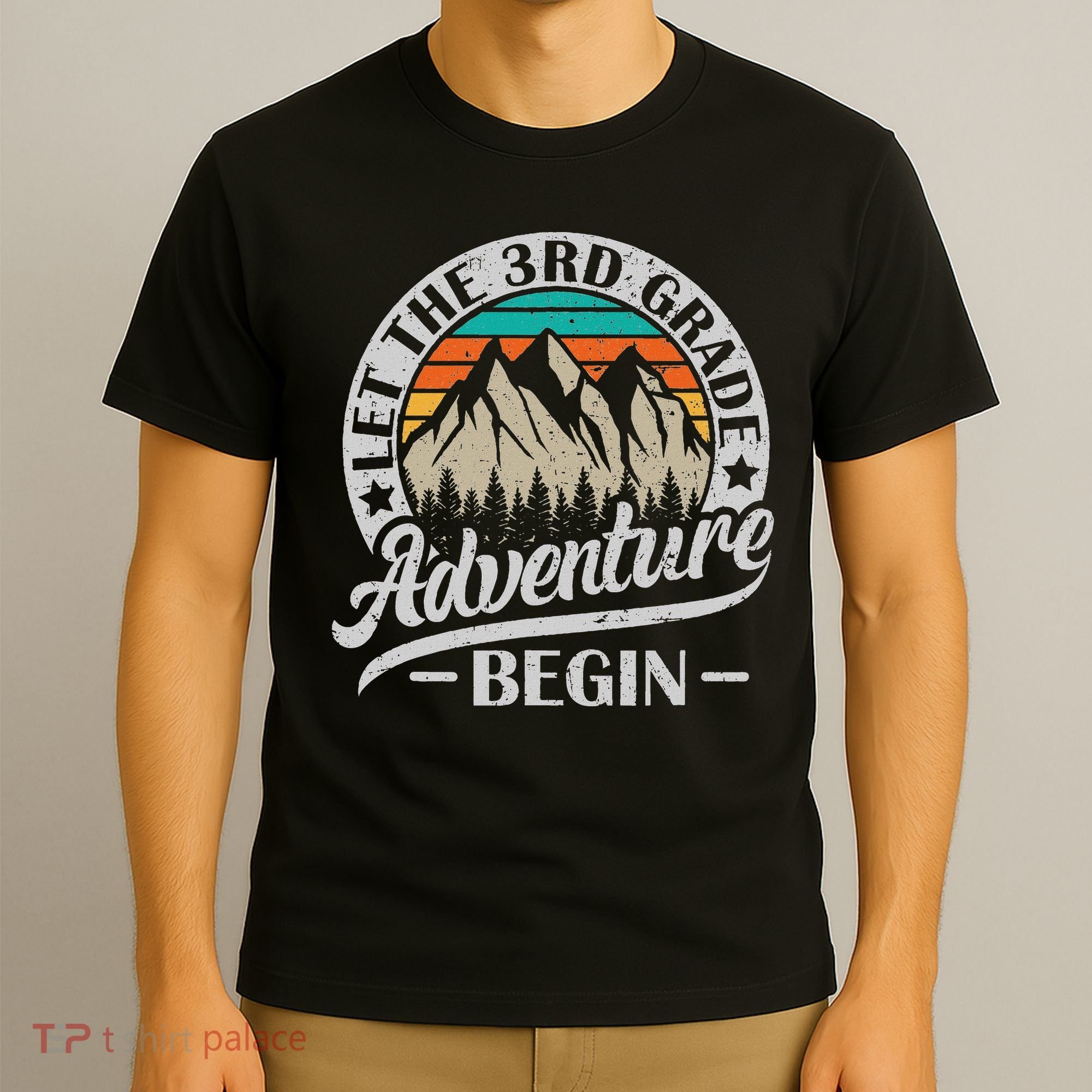Let The 3rd Grade Adventure Begin Third Grade Teacher T-Shirt