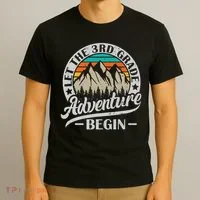 Let The 3rd Grade Adventure Begin Third Grade Teacher T-Shirt thumb 3