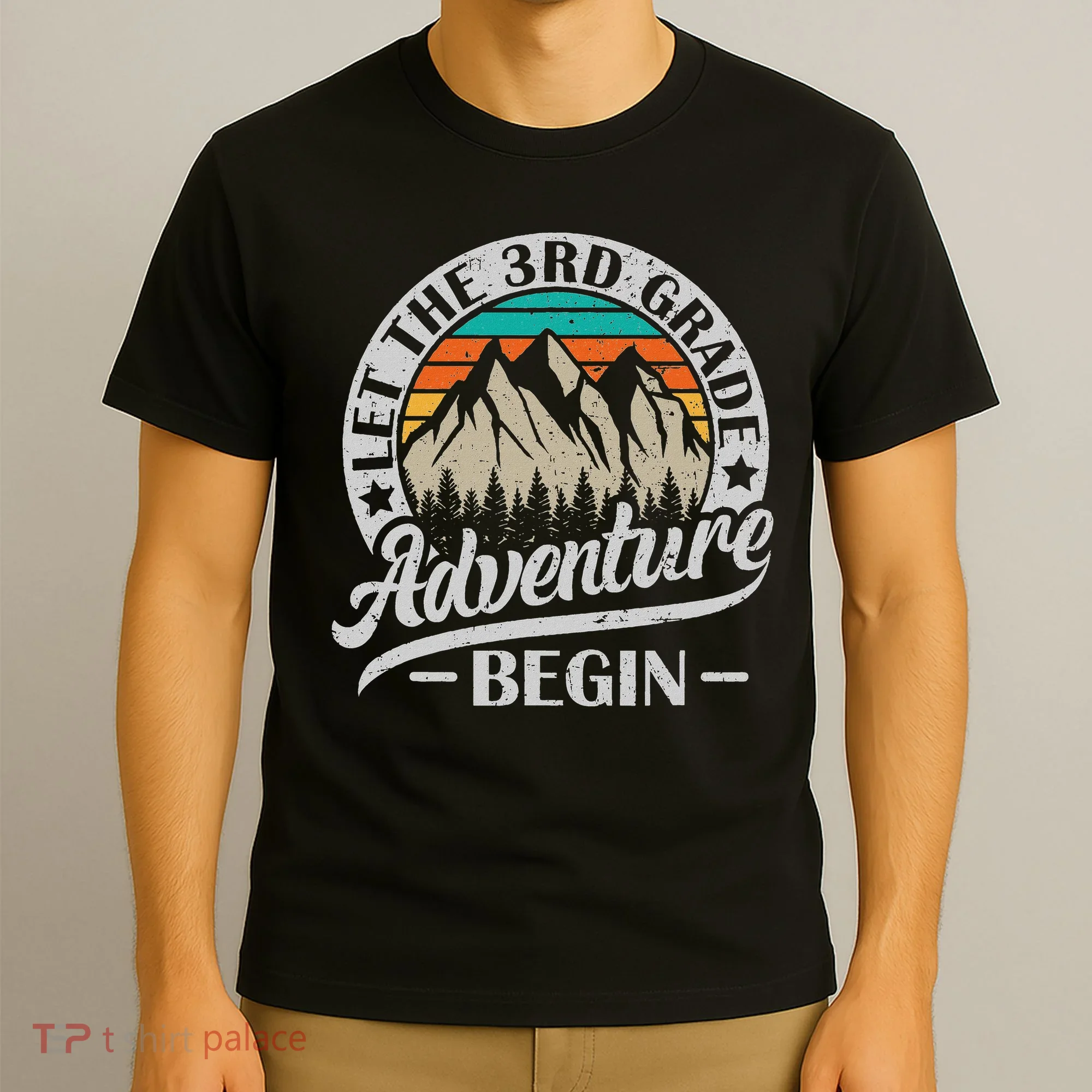 Let The 3rd Grade Adventure Begin Third Grade Teacher T-Shirt