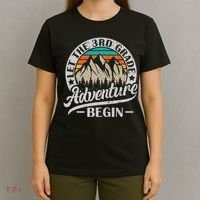 Let The 3rd Grade Adventure Begin Third Grade Teacher T-Shirt thumb 4