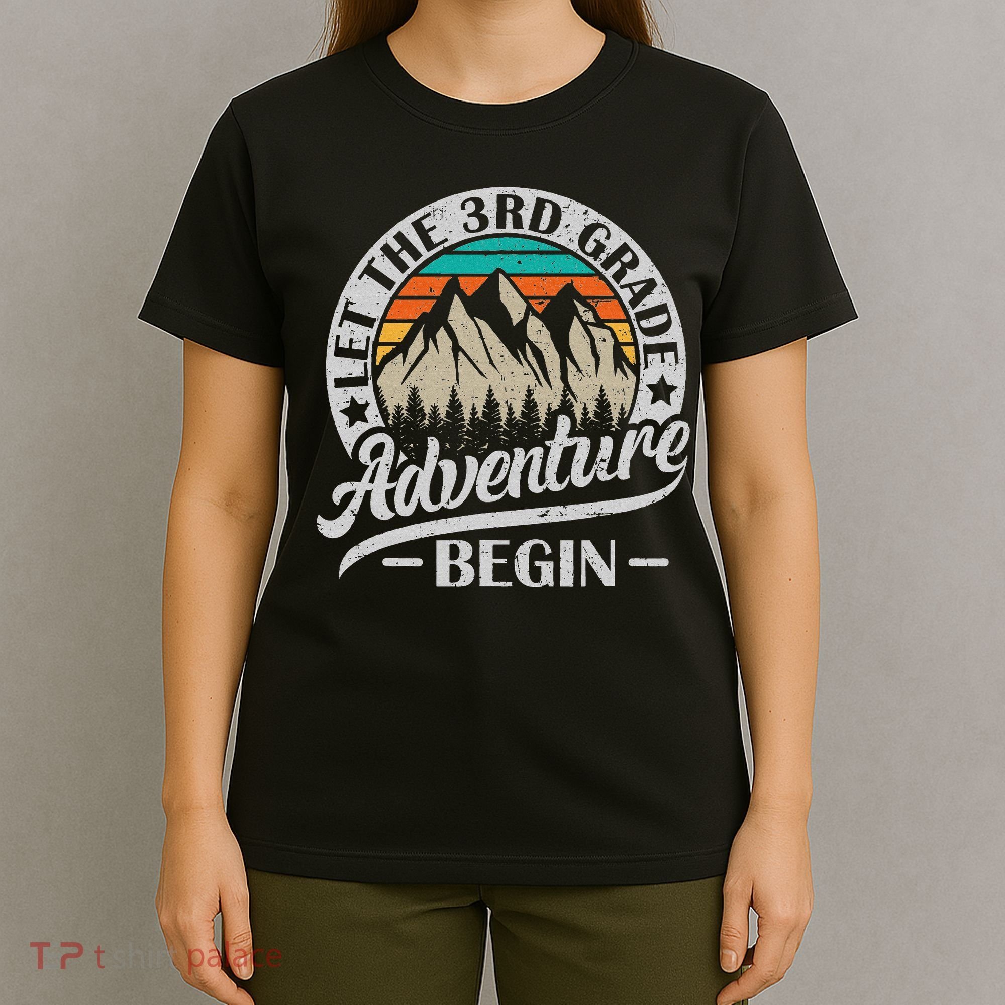 Let The 3rd Grade Adventure Begin Third Grade Teacher T-Shirt