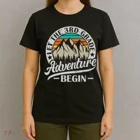 Let The 3rd Grade Adventure Begin Third Grade Teacher T-Shirt thumb 4