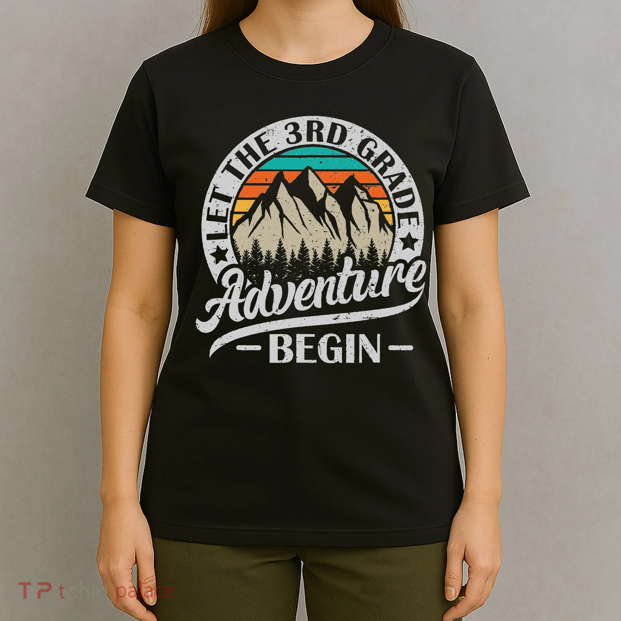Let The 3rd Grade Adventure Begin Third Grade Teacher T-Shirt