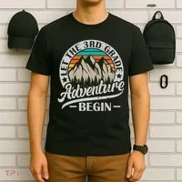Let The 3rd Grade Adventure Begin Third Grade Teacher T-Shirt thumb 6