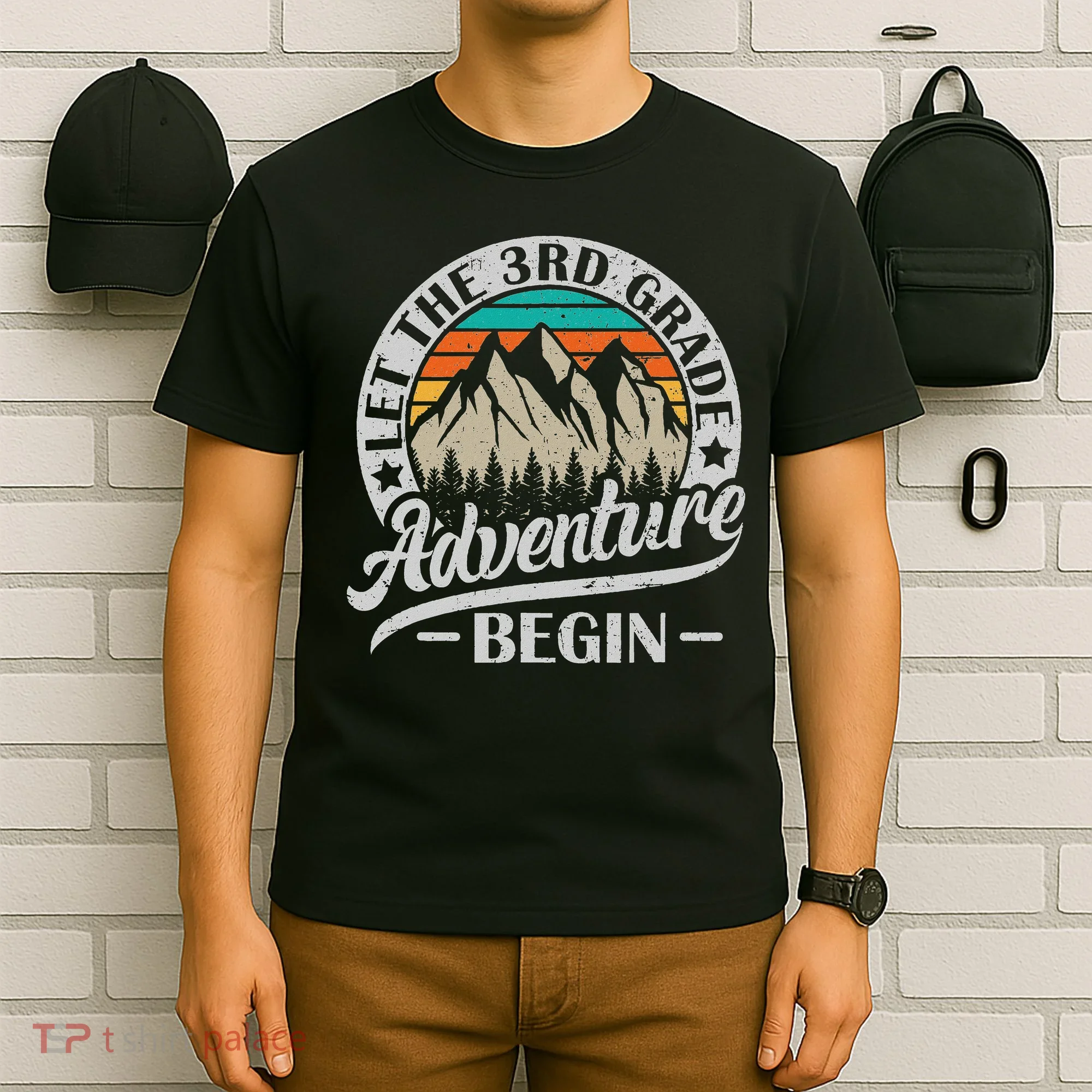 Let The 3rd Grade Adventure Begin Third Grade Teacher T-Shirt