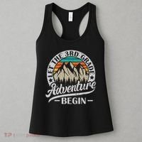 Let The 3rd Grade Adventure Begin Third Grade Teacher Women's Tank Top thumb 3