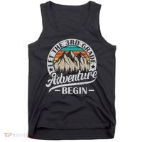 Let The 3rd Grade Adventure Begin Third Grade Teacher Tank Top thumb 0