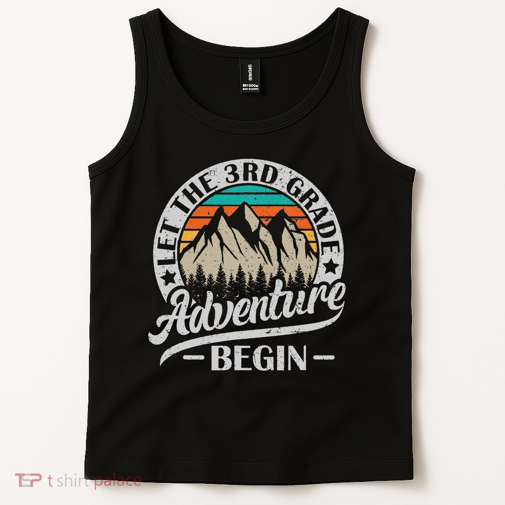 Let The 3rd Grade Adventure Begin Third Grade Teacher Tank Top
