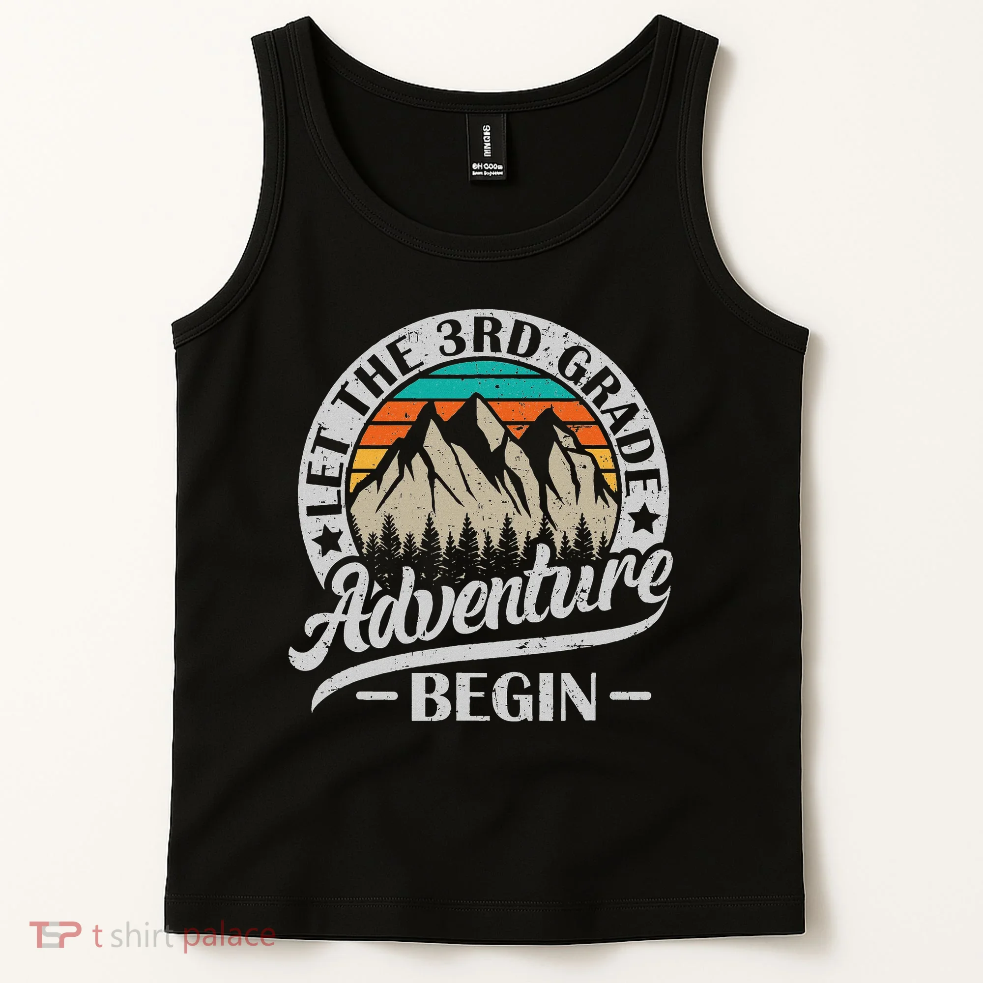 Let The 3rd Grade Adventure Begin Third Grade Teacher Tank Top