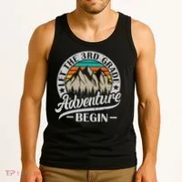 Let The 3rd Grade Adventure Begin Third Grade Teacher Tank Top thumb 3