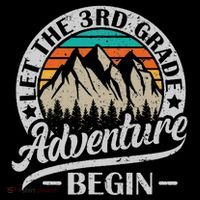 Let The 3rd Grade Adventure Begin Third Grade Teacher Tank Top thumb 6