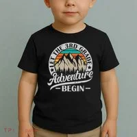 Let The 3rd Grade Adventure Begin Third Grade Teacher Toddler T-Shirt thumb 2