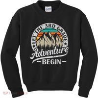 Let The 3rd Grade Adventure Begin Third Grade Teacher Kids Sweatshirt thumb 0