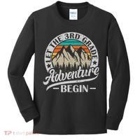 Let The 3rd Grade Adventure Begin Third Grade Teacher Kids Long Sleeve Shirt thumb 0