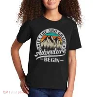 Let The 3rd Grade Adventure Begin Third Grade Teacher Kids T-Shirt thumb 2