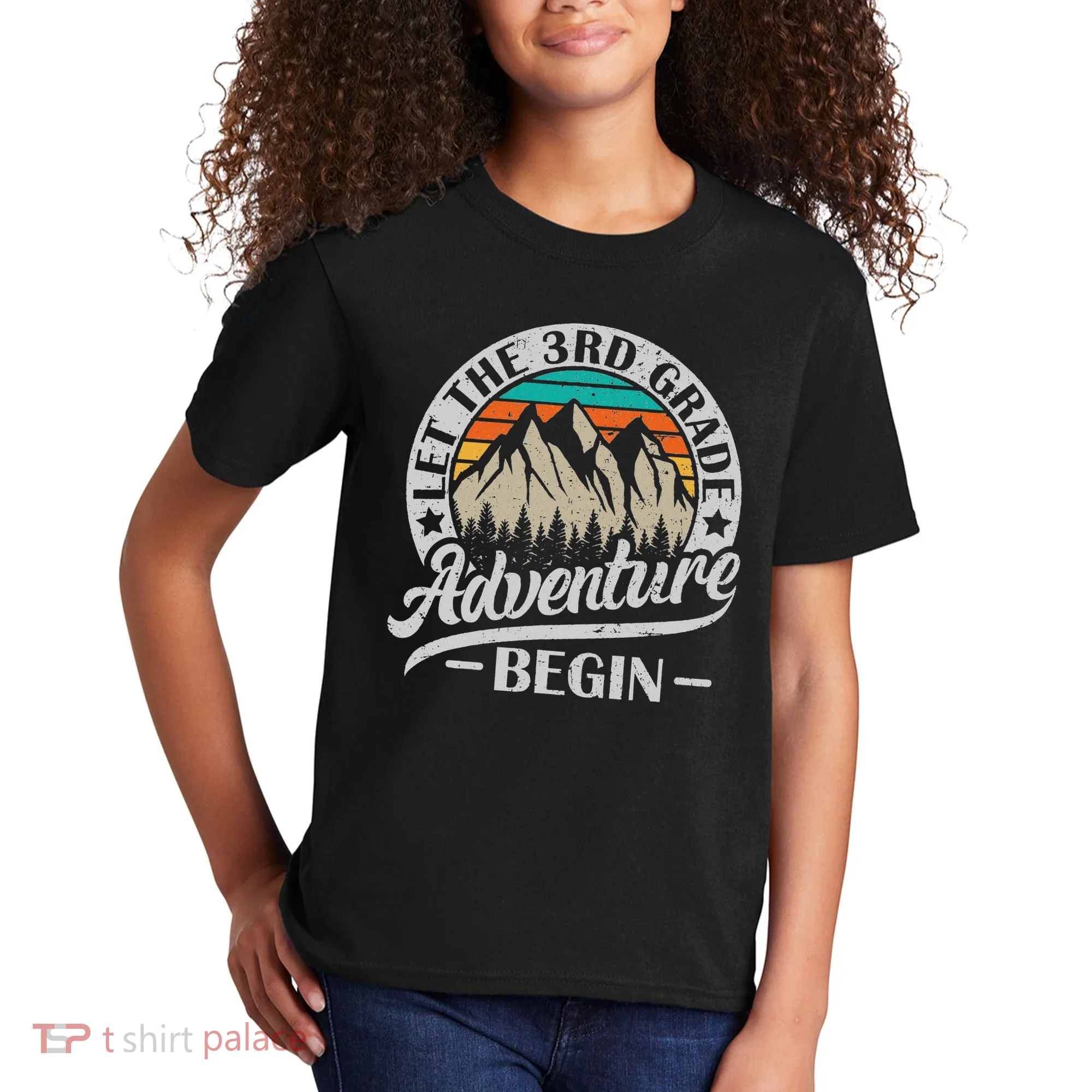 Let The 3rd Grade Adventure Begin Third Grade Teacher Kids T-Shirt