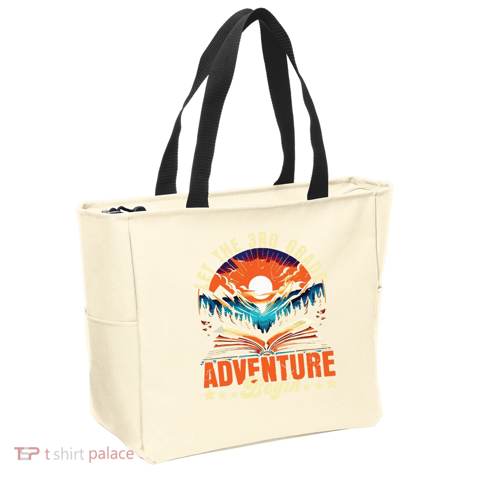 Let The 3rd Grade Adventure Begin Third Grade Teacher Tote Bag