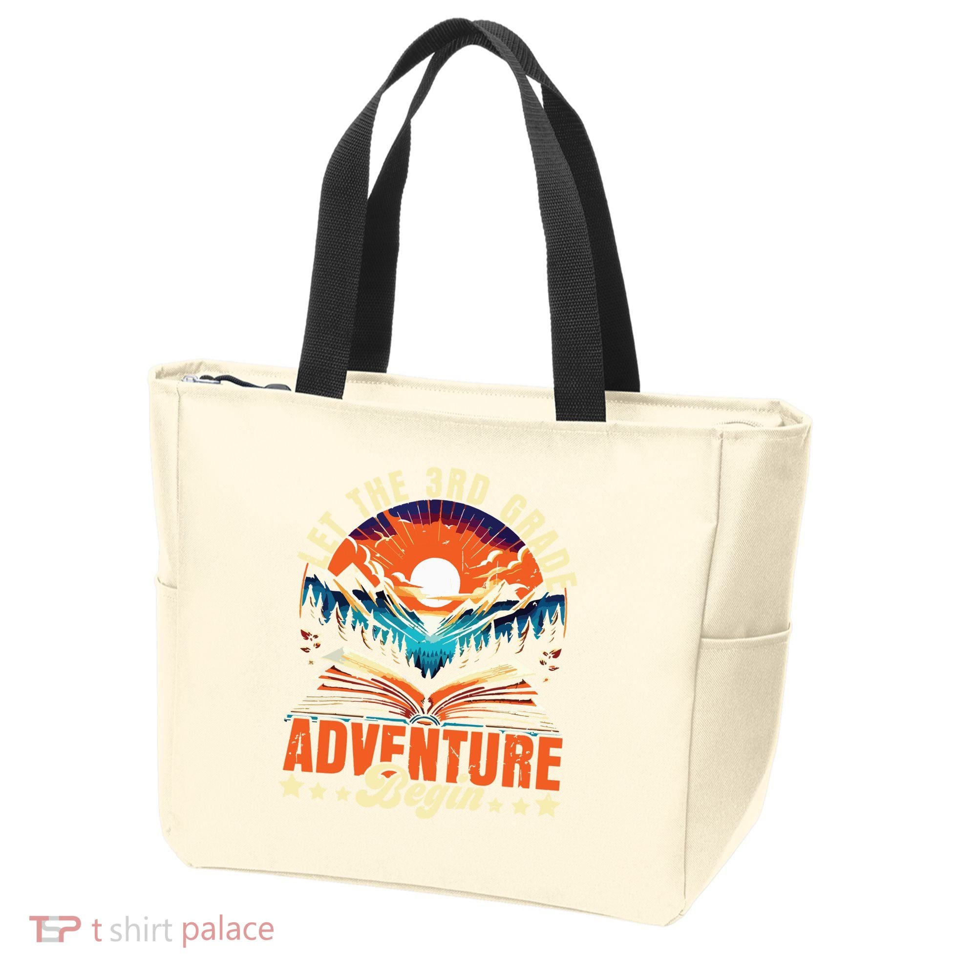 Let The 3rd Grade Adventure Begin Third Grade Teacher Tote Bag