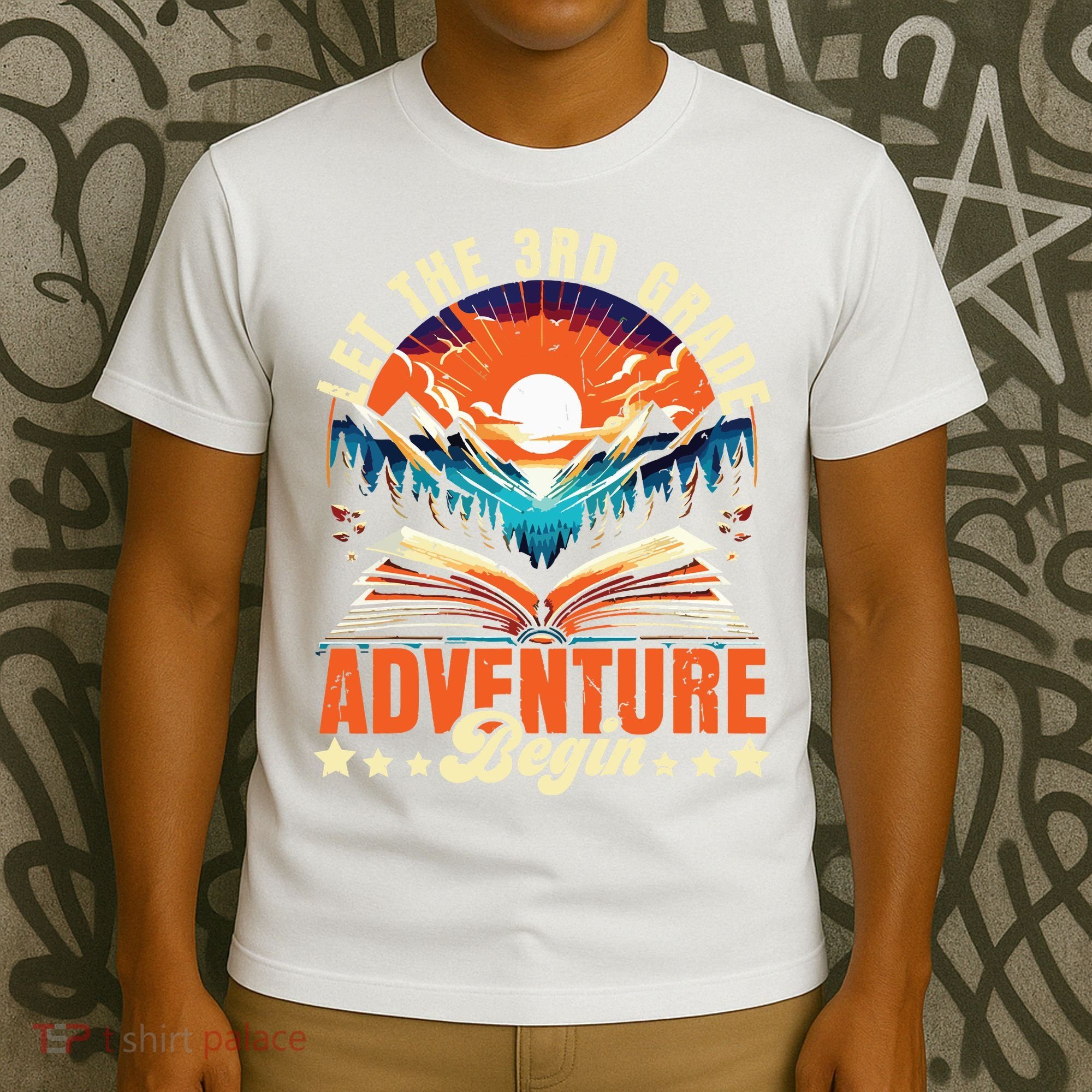 Let The 3rd Grade Adventure Begin Third Grade Teacher T-Shirt