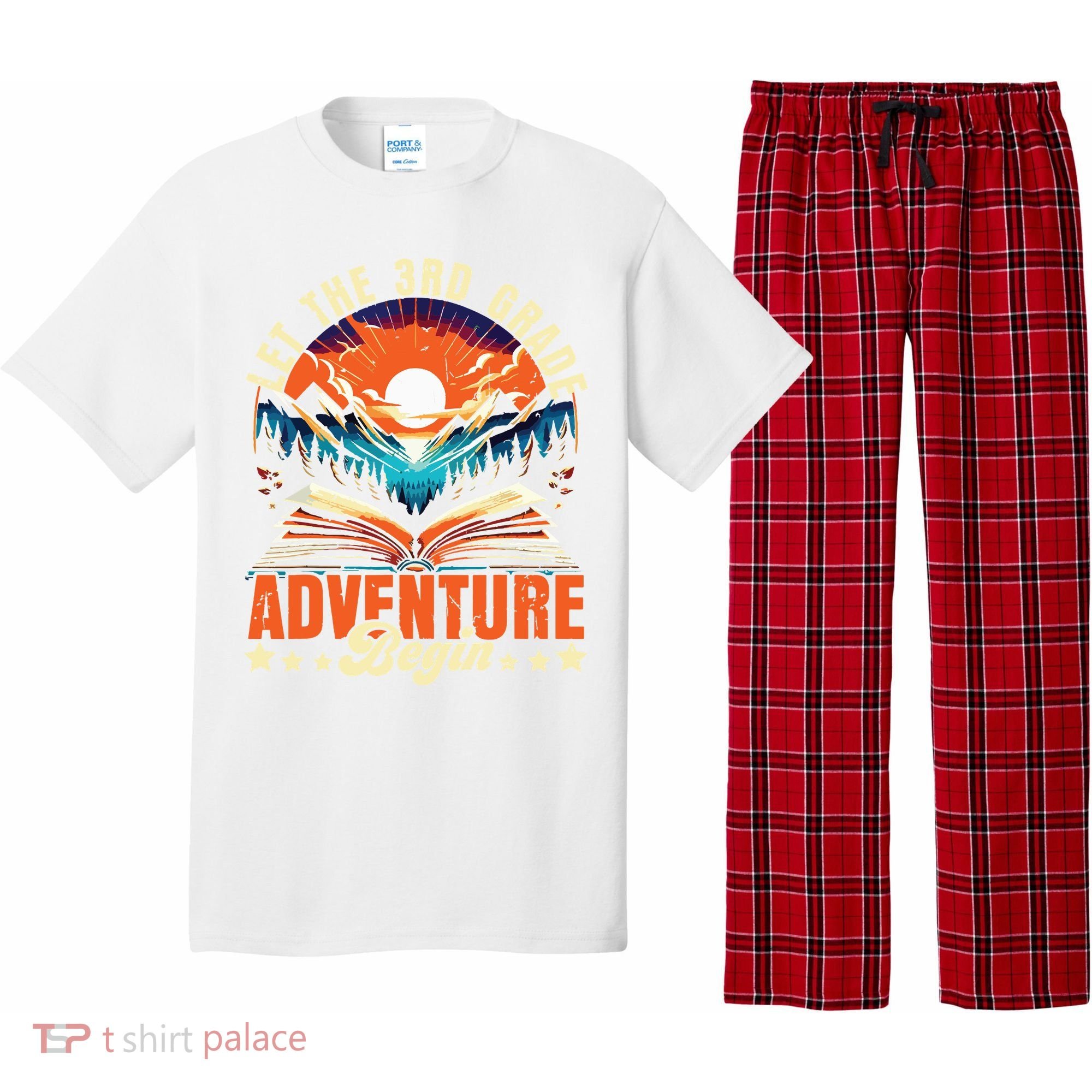 Let The 3rd Grade Adventure Begin Third Grade Teacher Pajama Set