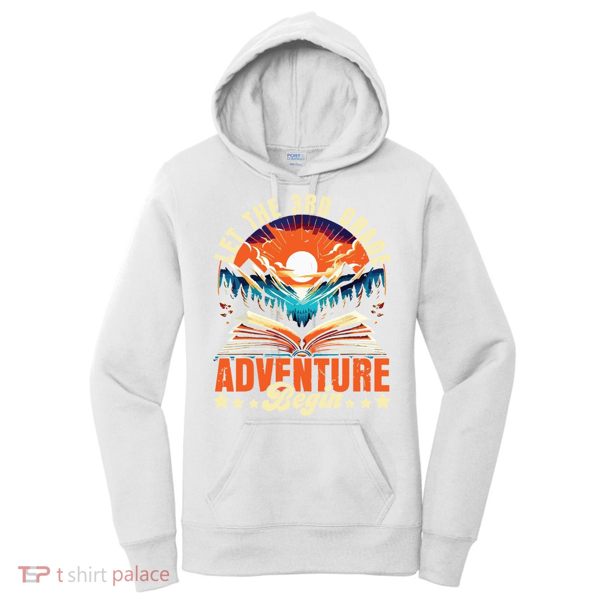 Let The 3rd Grade Adventure Begin Third Grade Teacher Women's Hoodie