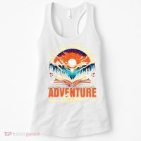 Let The 3rd Grade Adventure Begin Third Grade Teacher Women's Tank Top thumb 0