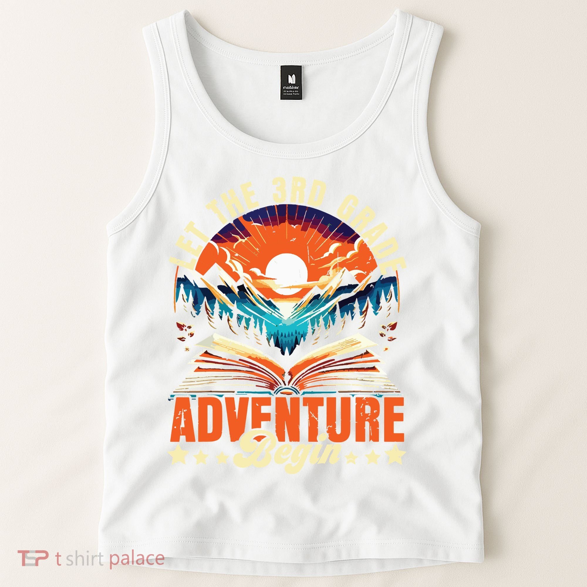 Let The 3rd Grade Adventure Begin Third Grade Teacher Tank Top