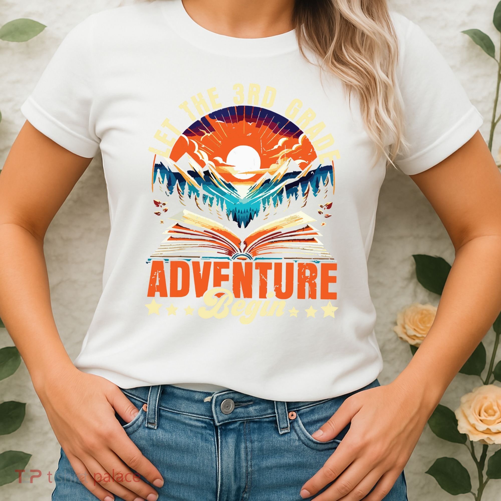 Let The 3rd Grade Adventure Begin Third Grade Teacher Women's T-Shirt