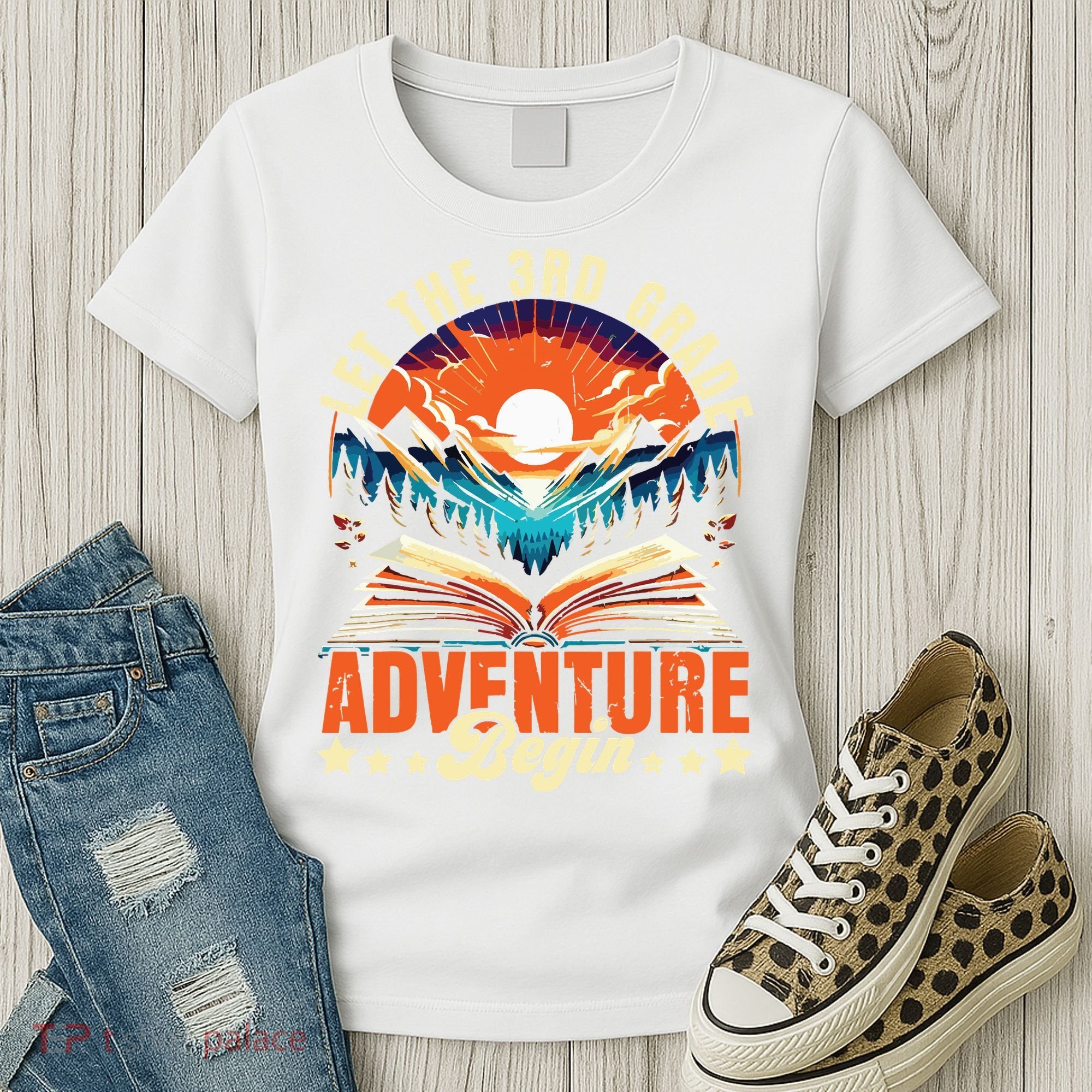 Let The 3rd Grade Adventure Begin Third Grade Teacher Women's T-Shirt