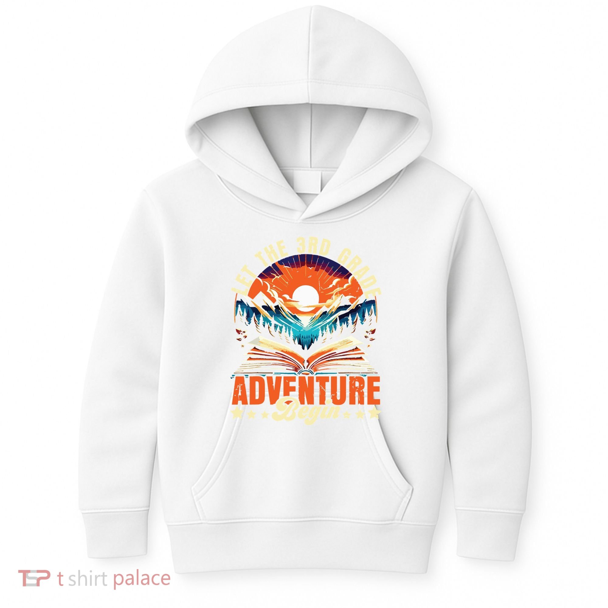Let The 3rd Grade Adventure Begin Third Grade Teacher Kids Hoodie