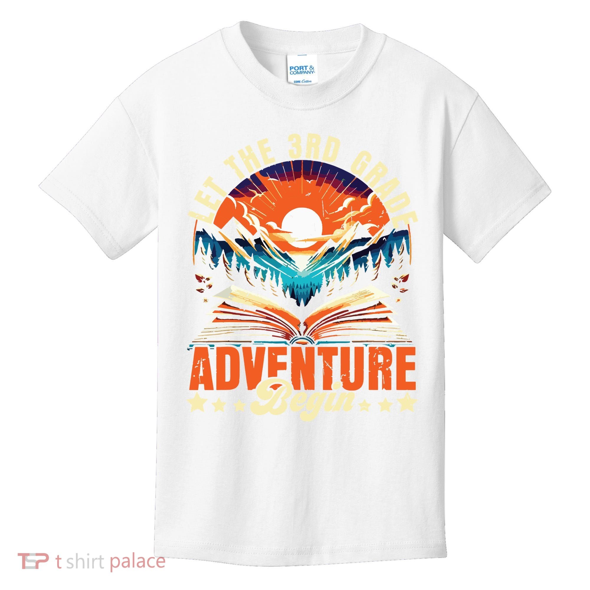 Let The 3rd Grade Adventure Begin Third Grade Teacher Kids T-Shirt