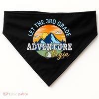 Let The 3rd Grade Adventure Begin 3rd Grade Team USA-Made Doggie Bandana thumb 0