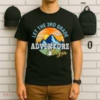 Let The 3rd Grade Adventure Begin 3rd Grade Team T-Shirt thumb 6