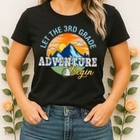 Let The 3rd Grade Adventure Begin 3rd Grade Team Women's T-Shirt thumb 2