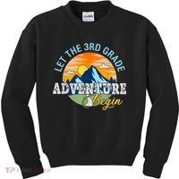 Let The 3rd Grade Adventure Begin 3rd Grade Team Kids Sweatshirt thumb 0
