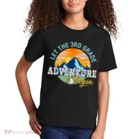 Let The 3rd Grade Adventure Begin 3rd Grade Team Kids T-Shirt thumb 2