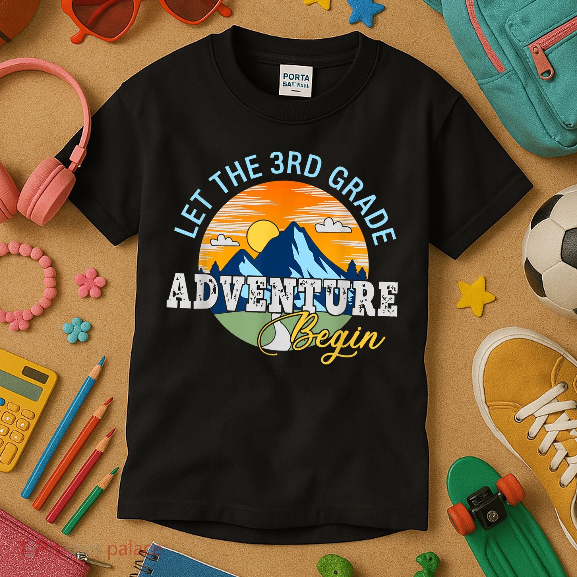 Let The 3rd Grade Adventure Begin 3rd Grade Team Kids T-Shirt