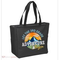 Let The 3rd Grade Adventure Begin 3rd Grade Team Tote Bag thumb 2