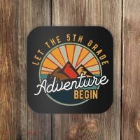 Let the 5th Grade Adventure Begin Fifth Grade Teacher Coaster thumb 0