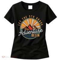 Let the 5th Grade Adventure Begin Fifth Grade Teacher Women's T-Shirt thumb 0